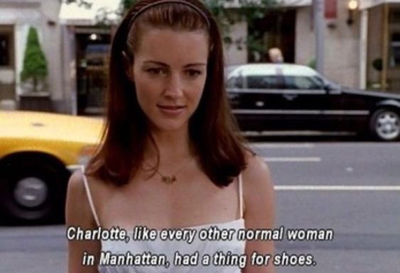 changing my standards for men to charlotte’s standards for men #happilyeverafter #satc