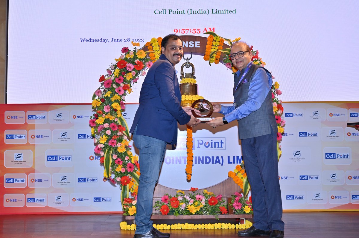 NSE India on Twitter "Congratulations Cell Point (India) Limited on