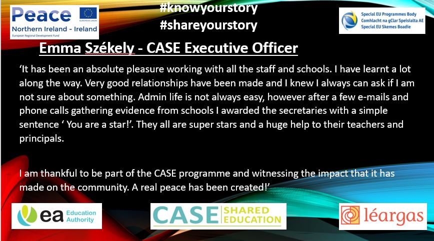CASE - Shared Pride   

#knowyourstory 
#shareyourstory 
#ownyourstory 
#valueyourstory 

#SharedEd

<a href="/SEUPB/">SEUPB</a>
<a href="/Ed_Authority/">Education Authority</a>
<a href="/Leargas/">Léargas</a>