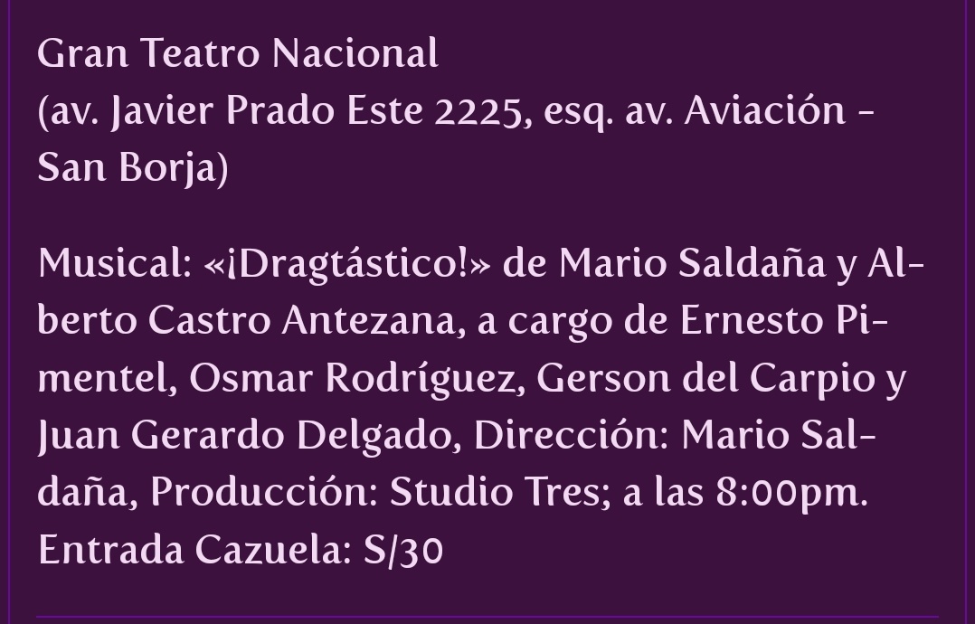 Qué triste que en este país se tolere y hasta se celebre que hombres vestidos de mujer bailen grotesca y esperpénticamente dentro de un establecimiento administrado por nuestro gobierno. A este nivel de degradación han caído ciertas "instituciones" en este país.