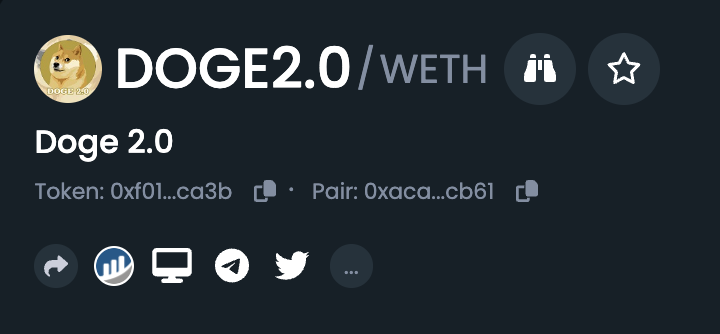 doge2coin_eth's tweet photo. Dextools updated! 

If you faded $Doge and got a second chance with #Doge2 but faded again... you have no one to blame but yourself.
https://t.co/fPqV45PHzZ https://t.co/zttMxsoobi
