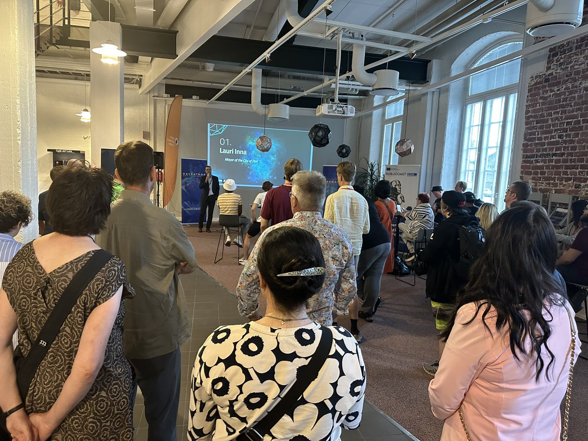 Metaverse Hackathon Kick Off 27.6.2023, <a href="/InnaLauri/">Lauri Inna</a>, <a href="/MikkoPuputti/">Mikko Puputti</a>, <a href="/TarmoLipping/">Tarmo Lipping</a>, <a href="/ElisaOyj/">Elisa</a>, <a href="/rastorinst/">Rastor-instituutti</a>, <a href="/UltrahackHQ/">Ultrahack</a>, @TampereUni, <a href="/robocoast/">Robocoast</a>, <a href="/prizztech/">Prizztech Oy</a>, @ucpori, <a href="/Porikaupunki/">Porin kaupunki</a>, <a href="/_VirtualDawn_/">Virtual Dawn Official</a>, <a href="/crazytownoy/">Crazy Town</a>, <a href="/sokoshotels/">Sokos Hotels</a>, <a href="/PiritaIhamaki/">Pirita Ihamäki</a>, <a href="/KiljunenKati/">Kati Kiljunen</a>