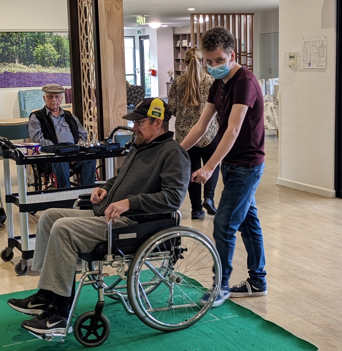 Mercy Health can not be more appreciative of young volunteers such as Riley Ford. As a student, Riley offered to lend a hand at Mercy Place Warrnambool, supporting residents and providing good company. Now 21, while still a volunteer, he's weighing up a career in aged care.