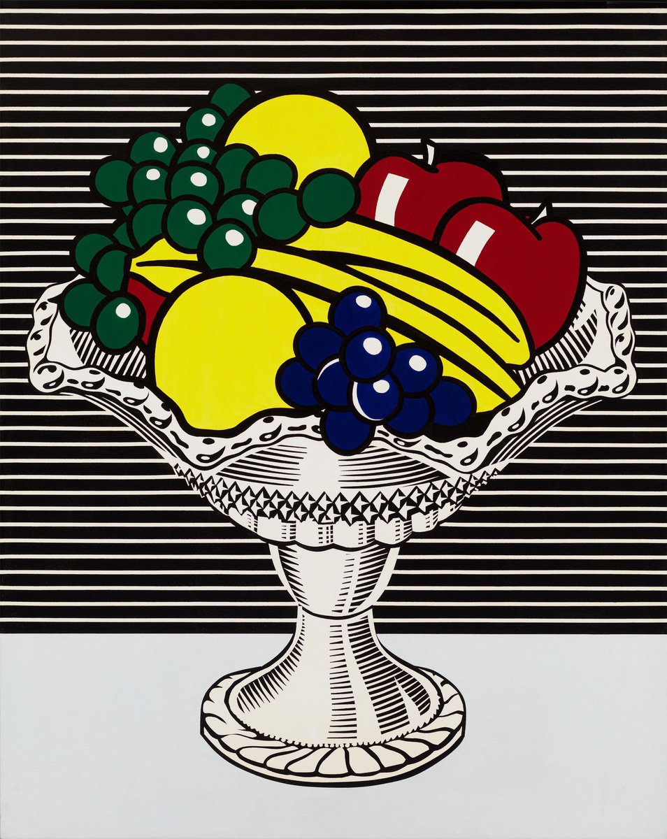 Bon dia
Still Life with Crystal Bowl (1972) 
Roy Lichtenstein