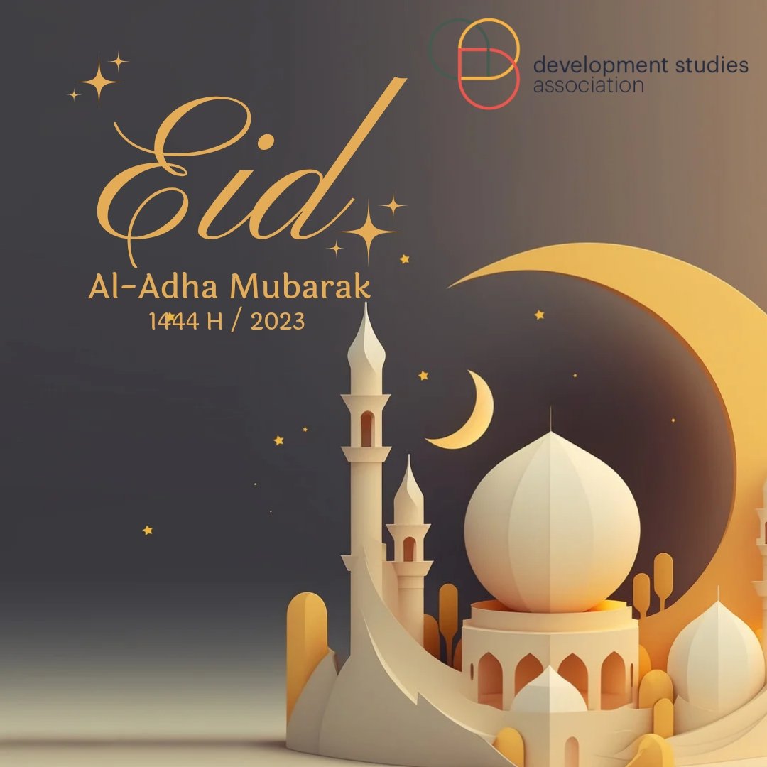 Eid Mubarak to those celebrating, especially development colleagues away from family as they are joining us in person in Reading for #DSA2023.