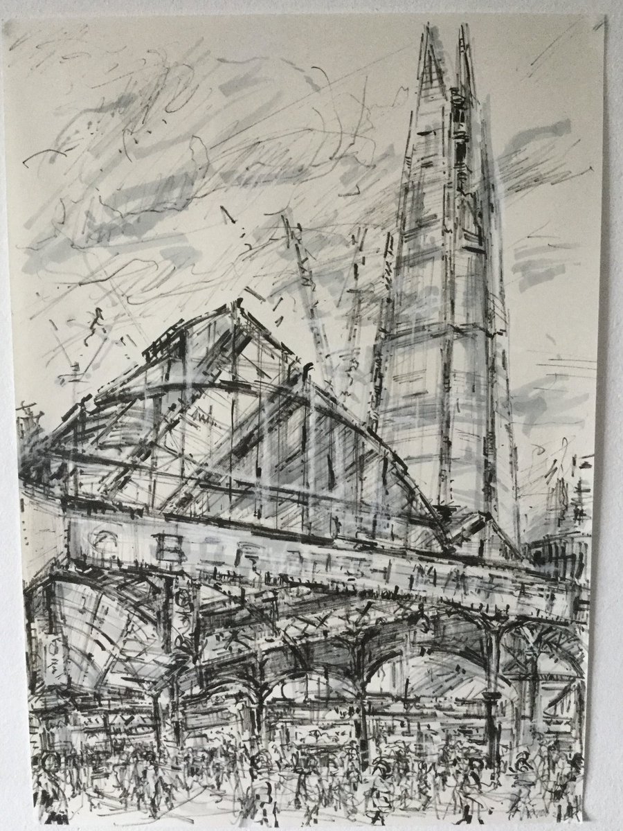 I hope some of you will be joining me on a three and a half hour hour sketching class at Borough Market and along the Thames on Saturday 1st July starting at 13.00 . Bookable on Eventbrite under our company name of We Explore Drawing. Link tinyurl.com/4futtu79