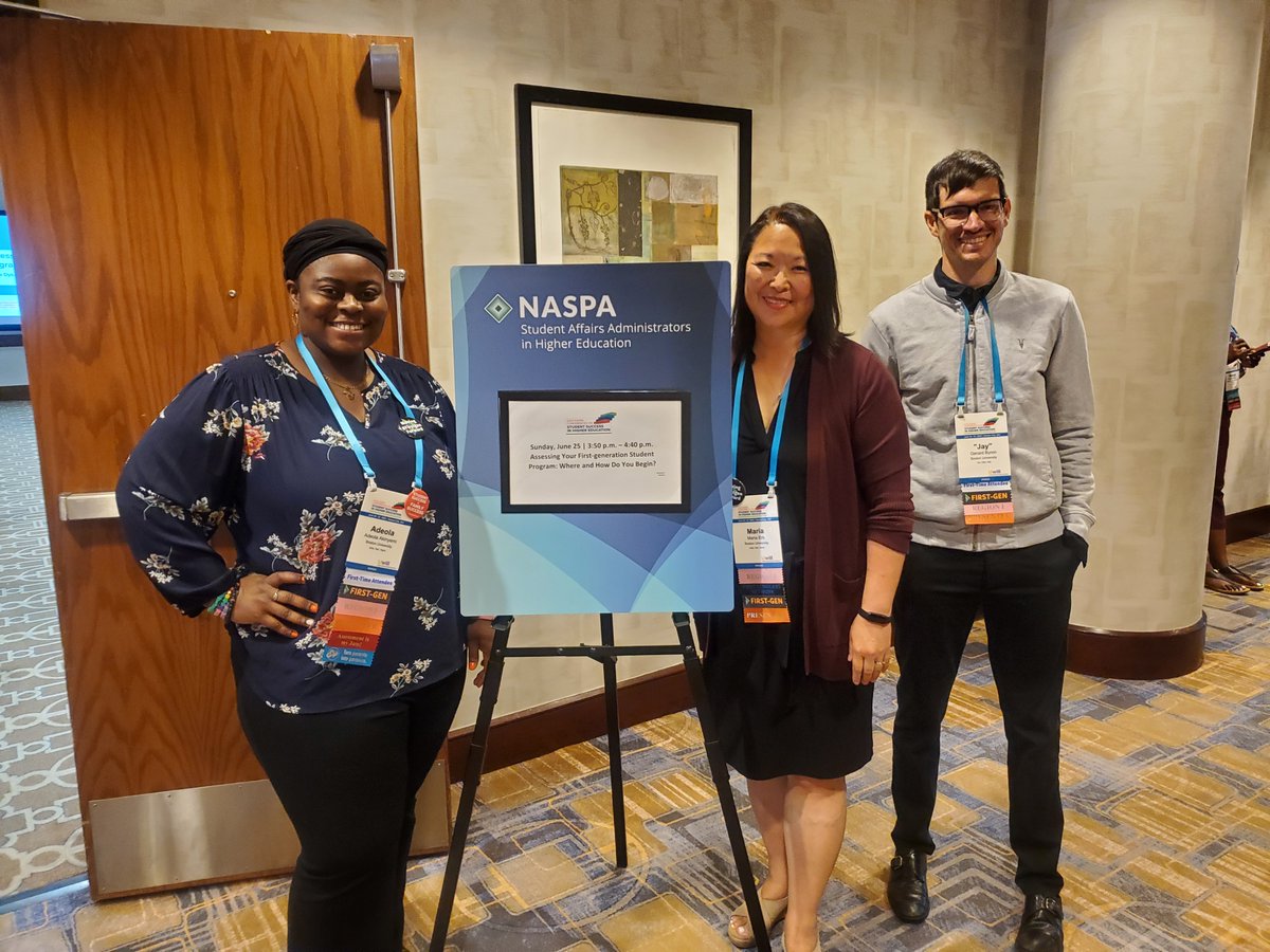 mderbBostonU's tweet image. So proud of our @BU_Tweets team! We presented two #SSHE2023 sessions &amp;amp; both were standing room only.   Always a great time spreading the good work of the @BUNewburyCenter! Many thanks to Jay Byron, Adeola Akinyemi, &amp;amp; @dammeducator #Firstgen #FirstgenForward