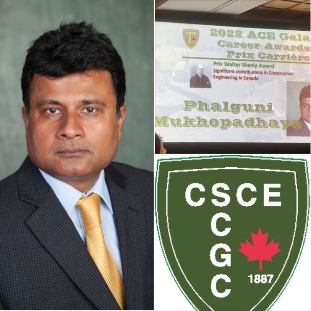 Congratulations to Dr. Phalguni Mukhopadhyaya for receiving the prestigious Walter Shanly Award from the Canadian Society for Civil Engineering! bit.ly/44j0ztk