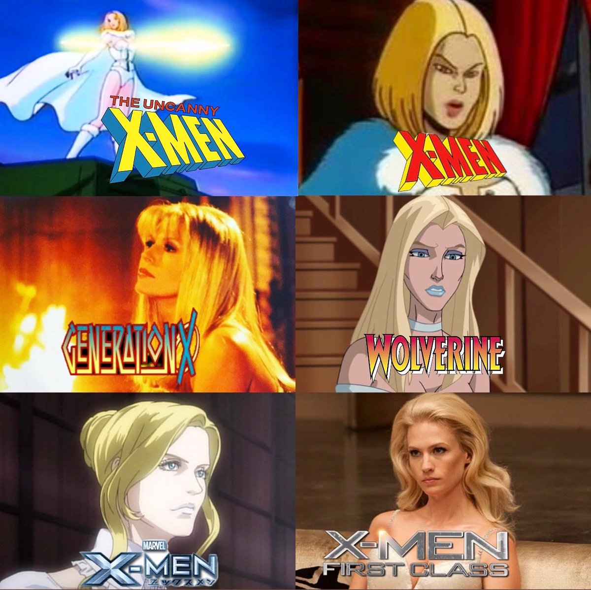 Which is YOUR favorite Emma Frost? #xspoilers #xtwitter #xmen #mcu #marvel