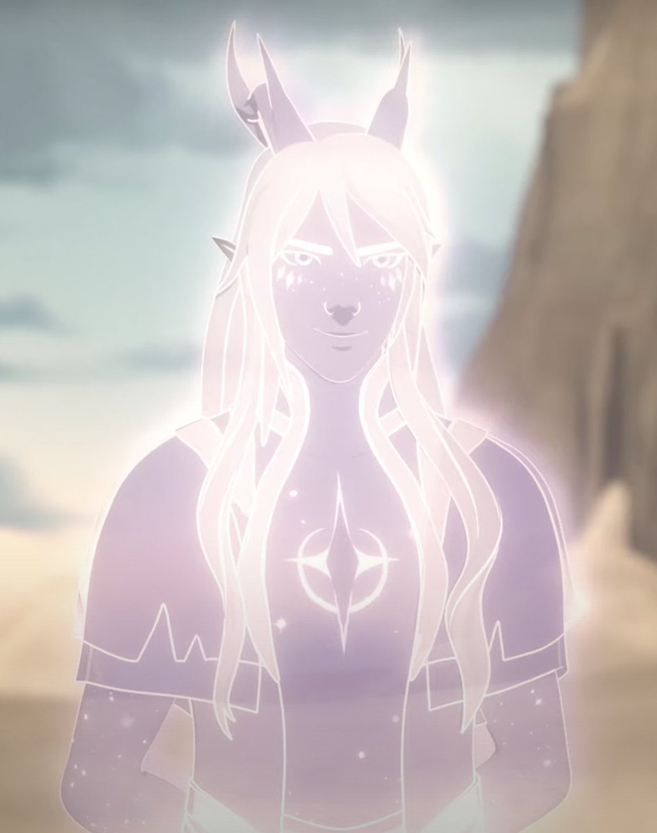 I’m really glad that they gave Aaravos his white eyeliner privileges back