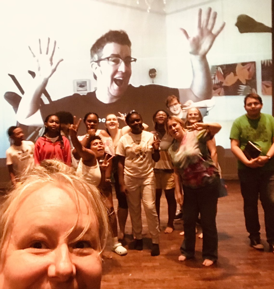 Sean teaching in Atlanta! ✴... leading a DREAM LAB!
✨Sean was thrilled to lead a 'DREAM LAB' workshop on Zoom with this incredible group of young folks, part of Youth Creates at <a href="/7StagesATL/">7 Stages</a> in Atlanta GA! Thank you to <a href="/NEFA_Boston/">NEFA</a> and <a href="/NPNarts/">NPN</a> for making this tour possible!💛