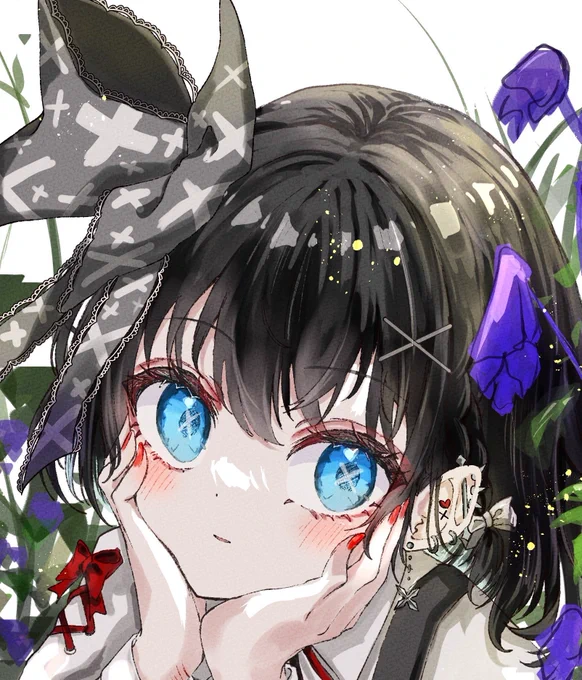 #ほっぺの斜線は可愛い kawaiiがもっとkawaiiに成る魔法