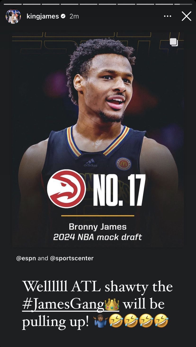 Pat Benson on X LeBron James Atlanta Hawks https t 4uwD4JYp26 X