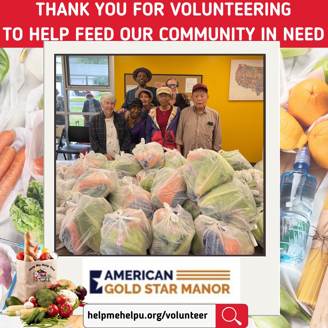 helpmehelpuLB's tweet image. Thank you to our sweet and gracious volunteers: Debbie, Linda, Adrian, Sam, Roslyn, Dermont &amp;amp; David from #AmericanGoldStarManor who helped us distribute free fresh and nutritious groceries to residents in need at this location. Register to volunteer at helpmehelpu.org/volunteer
