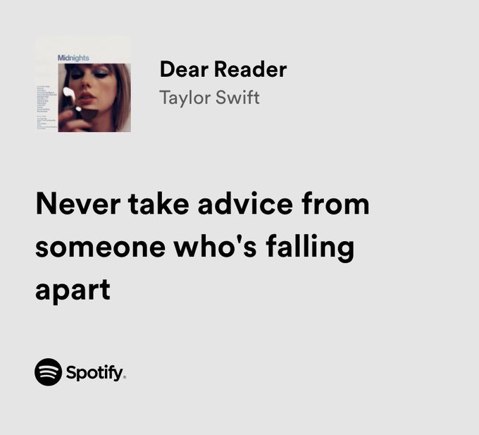 Taylor Swift – Dear Reader Lyrics