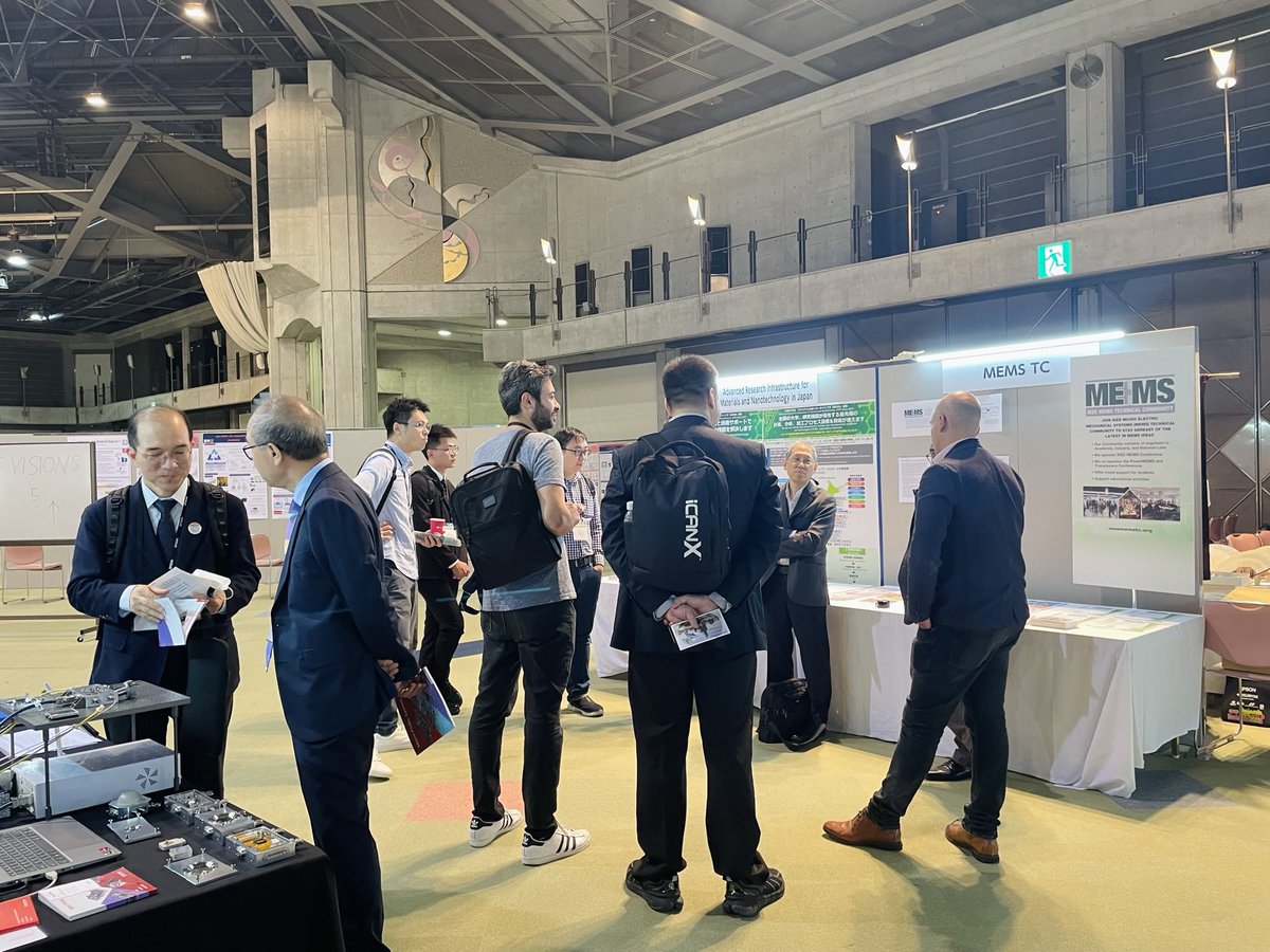 TRANSDUCERS2023 on Twitter "Walking from booth to booth 