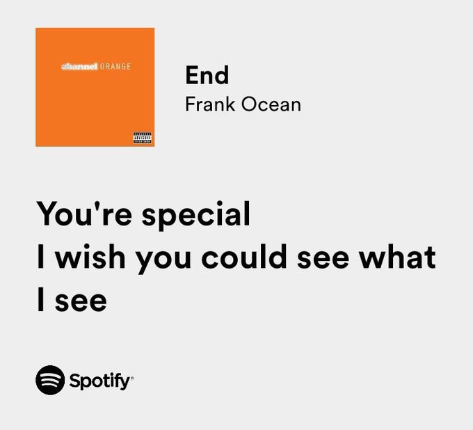 frank ocean / end