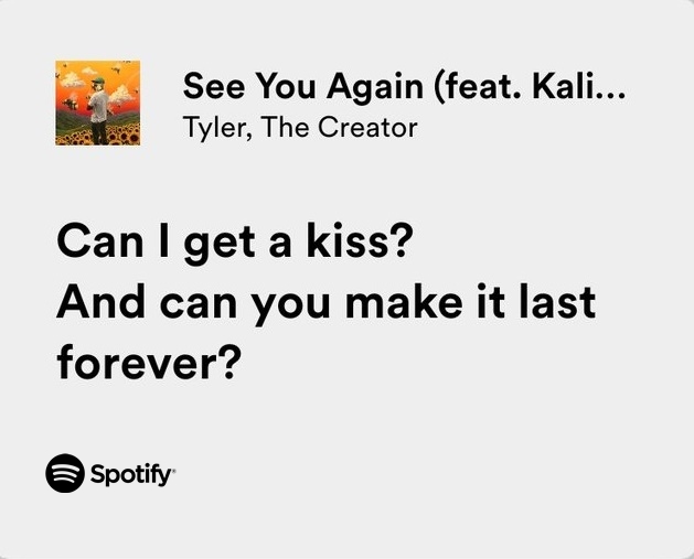 Tyler, The Creator – See You Again Lyrics
