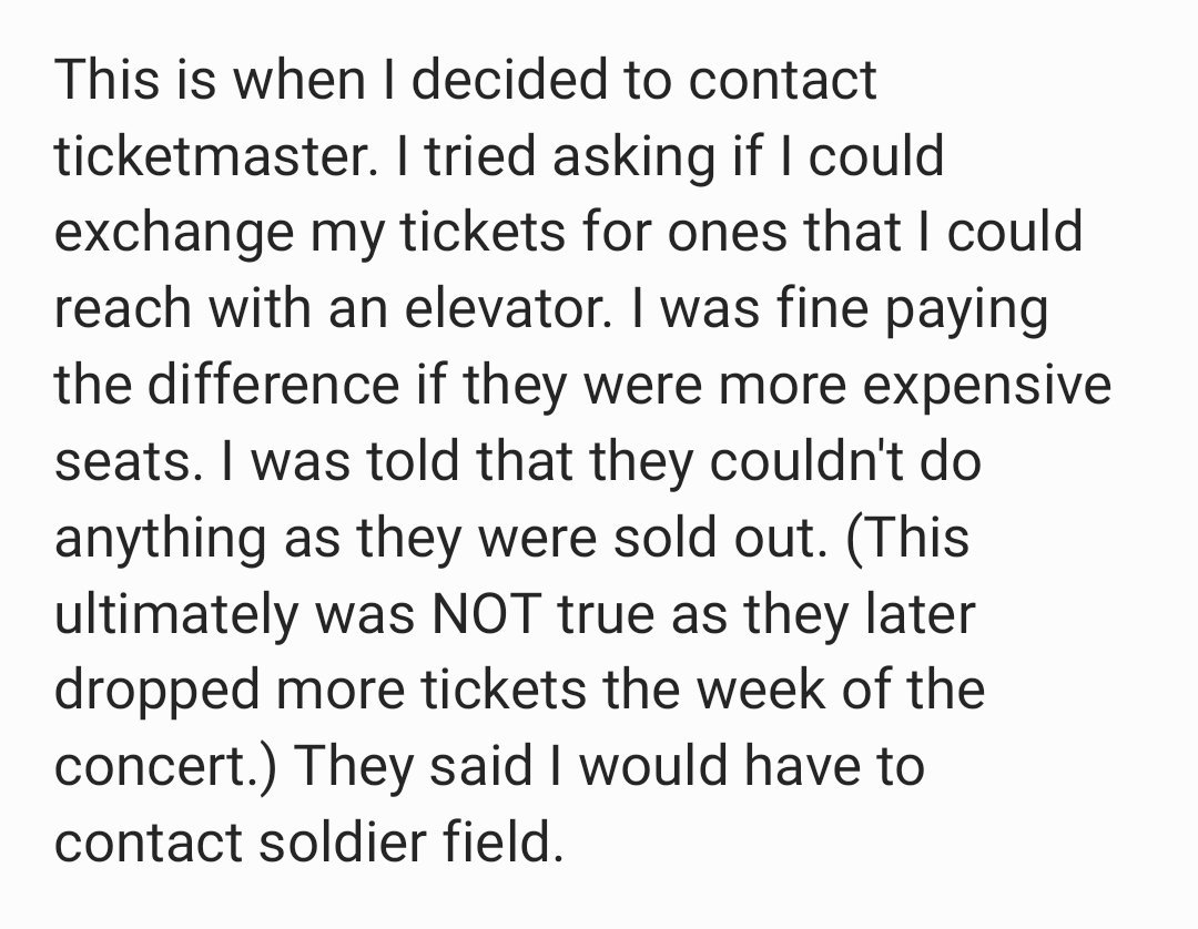 thelakessnakes's tweet image. Speaking up about the ableism I faced at my Taylor concert (chi n1) to spread awareness (1/3
#tstheerastour #TSTheErasTourChicago #ChicagoTStheerastour #swiftie #TaylorSwift @taylorswift13 @taylornation13