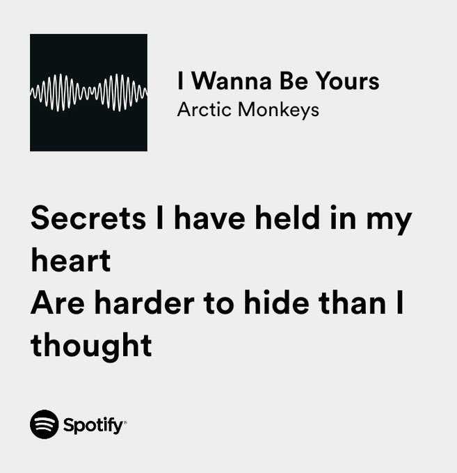 arctic monkeys / i wanna be yours