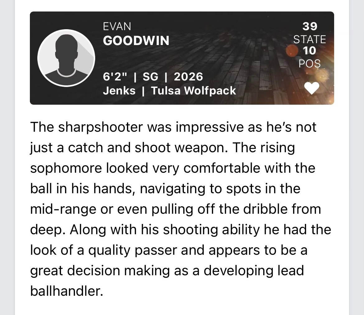 Evan Goodwin (@Evangoodwin_13) &amp; Derek Stokes (<a href="/D3Stokes/">Derek Stokes</a>) getting some recognition at the <a href="/ORUMBB/">ORU Basketball</a> team camp!  

GREAT WORK, BOYS!  🏀

THANK YOU, <a href="/PrepHoopsOK/">Prep Hoops Oklahoma</a>!