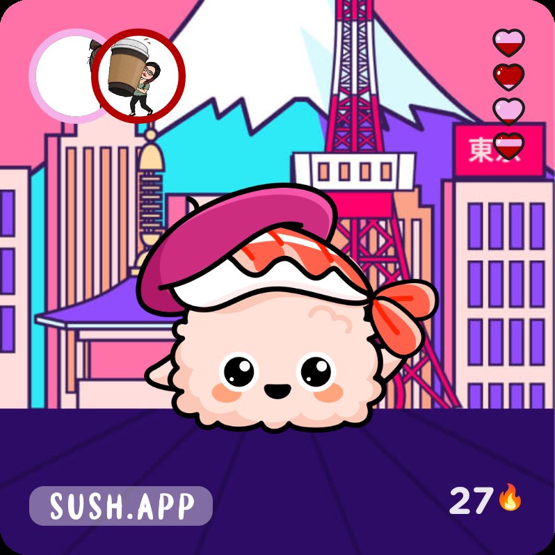 simhead_82's tweet image. Check out this little creature I'm raising on SUSH @sush_app  
Isn't she cute?!?! 🥰