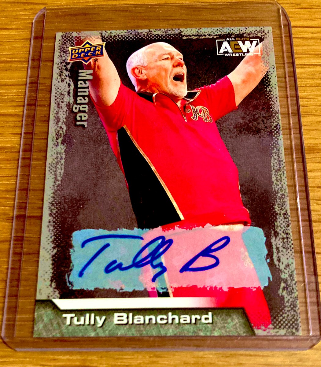 2022 Upper Deck AEW Tully Blanchard ✍️
#TullyBlanchard