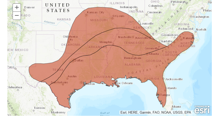 LCWxDave's tweet image. Much of the deep south, mid Mississippi valley and the southeast could experience dangerous heat headed into the holiday weekend.

That or a GIANT RED TURTLE!!!!

Do you see it??

#Funwithmaps #chswx