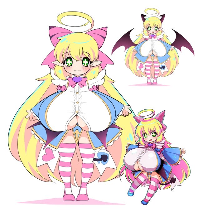 やっぱこの天使に擬態したアリス風悪魔のデザインに自信ニキ 