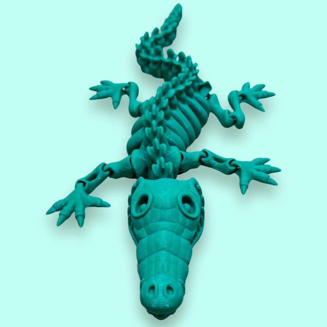 Makerwiz (@makerwiz) on Twitter photo Flexi Crocodile #3dmodel @flexifactory #3dprinter <a href="/josefprusa/">Josef Prusa</a> #pla #forestgreen @polymaker_3d #3dprinting @makerwiz #flexi #crocodile #croc #printinplace #makersgonnamake Flexi Crocodile #3dmodel @flexifactory #3dprinter <a href="/josefprusa/">Josef Prusa</a> #pla #forestgreen @polymaker_3d #3dprinting @makerwiz #flexi #crocodile #croc #printinplace #makersgonnamake