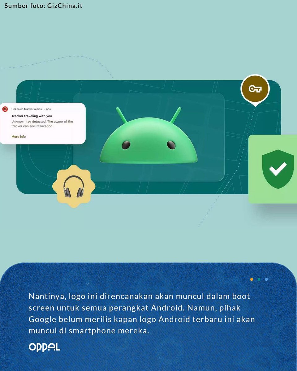 oppal_id's tweet image. Setelah terakhir mengganti logo Android pada tahun 2019 lalu, kini Google resmi mengubah logo Android menjadi bentuk 3D. Penasaran dari logo terbaru Android ini, gengs? Cek di postingan atas, yuk!🥰🫶🏼

#oppal #logoandroid #androidnewlogo #beritahariini #beritaterkini