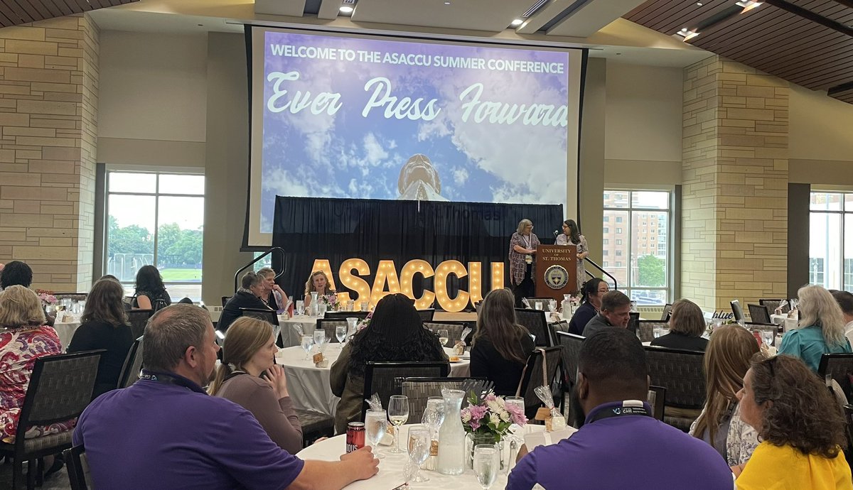 JustinmStern's tweet photo. Excited to be here at #ASACCU2023; big thanks to @UofStThomasMN for hosting us! https://t.co/ZxJlZhRBID