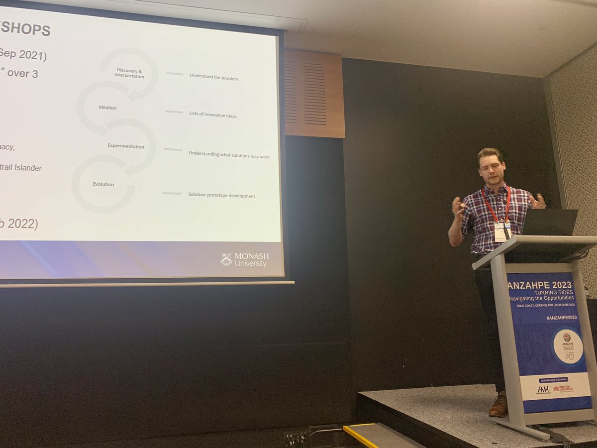 Sam Sevenhuysen (@sevenhuysens) on Twitter photo Now hearing from <a href="/pritchardsa/">Shane Pritchard</a> on using design thinking to co-create curricula on planetary health #ANZAHPE2023 Now hearing from <a href="/pritchardsa/">Shane Pritchard</a> on using design thinking to co-create curricula on planetary health #ANZAHPE2023