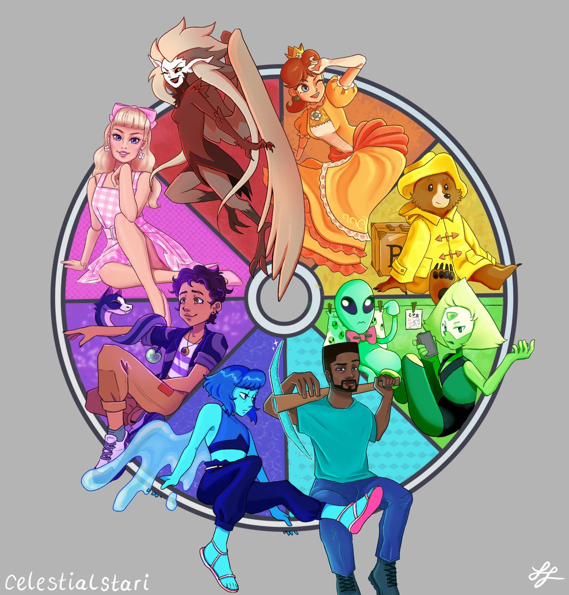 CelestialStari's tweet photo. Heehee I actually finished an art meme while it’s still relevant!!! Ty friends for the suggestions <3 https://t.co/rRvMMHkPVw