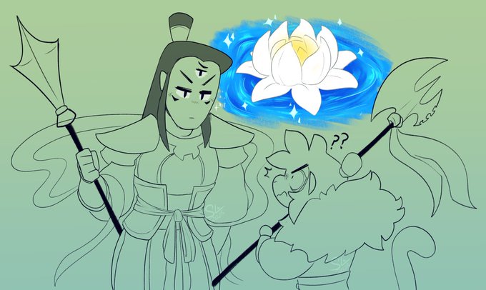 「holding lotus」 illustration images(Latest)