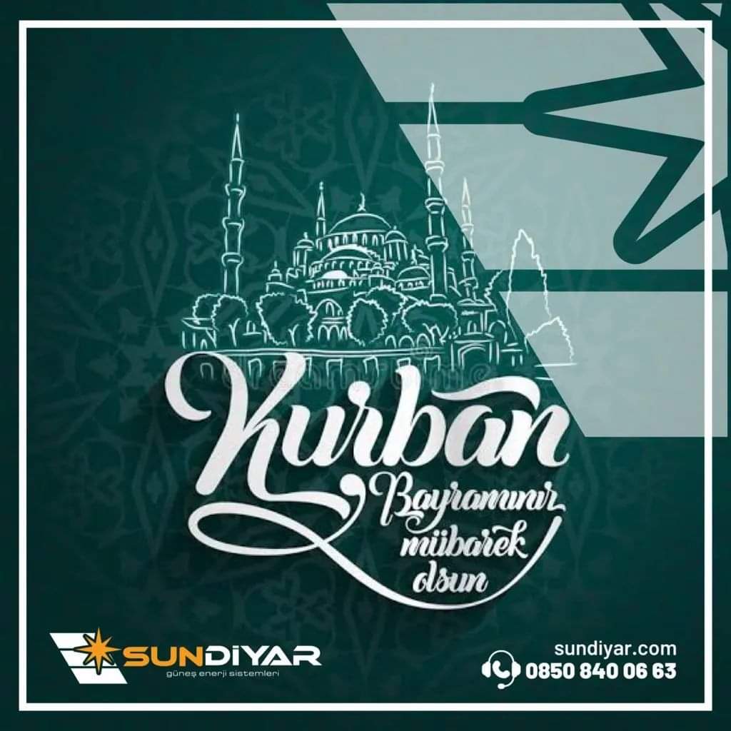 Tüm İslam âleminin mübarek Kurban Bayramını kutlar, bayramın dünyaya huzur, barış ve kardeşliğin gelmesine vesile olmasını yüce Allah’tan dileriz.

 #kurban #Bayram #KurbanBayramı #bayramtatili #bayramlık   #kurbanınıpaylaş #kurban2023 
Sundiyar.com