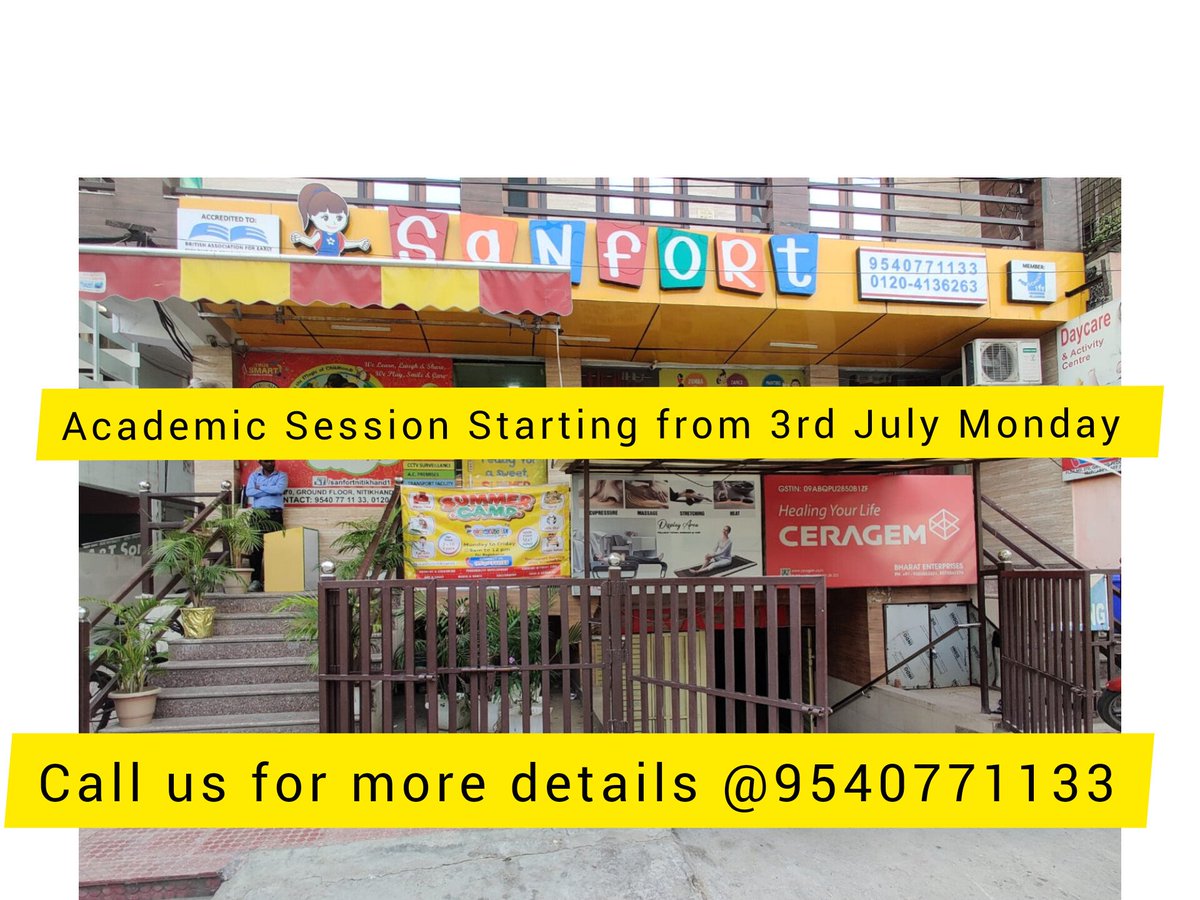 sanfort_n's tweet image. A Day at Sanfort Nitikhand (Preschool &amp;amp; Daycare) ~ Call us at 095407 71133 

#PreschoolLearning #daycare #activitiesforkids #Indirapuram