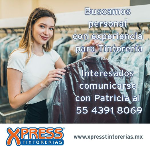 a_jourdan's tweet photo. Estamos buscando personal con experiencia para Tintorería.
Interesados comunicarse con Patricia al 55 4391 8069
Contamos con sucursales en Pedregal, Coapa y Torres Lindavista https://t.co/x199zLz0SN
