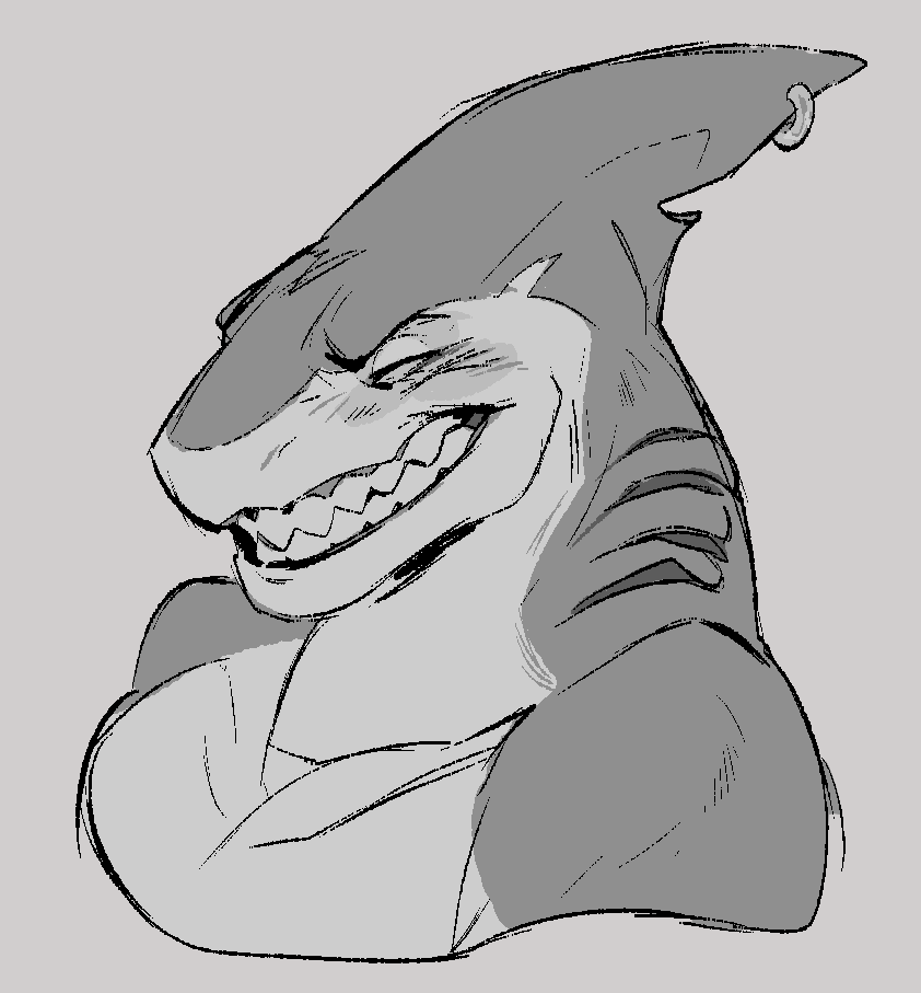 coddybarks's tweet image. Some more unusual fursonas 🥹💖 Monkee &amp;amp; shark!