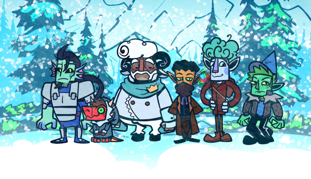 MiserableOrange's tweet photo. Bit of a glow-up for the Icewind Dale characters!

Been playing for years now and felt it was time to give them a wee update.

#dnd #dnd5e #dndcharacter #icewind #icewinddale #dndcampaign #5egame #frostmaiden #5e #dndart #dndoc https://t.co/yWH6N8BOak