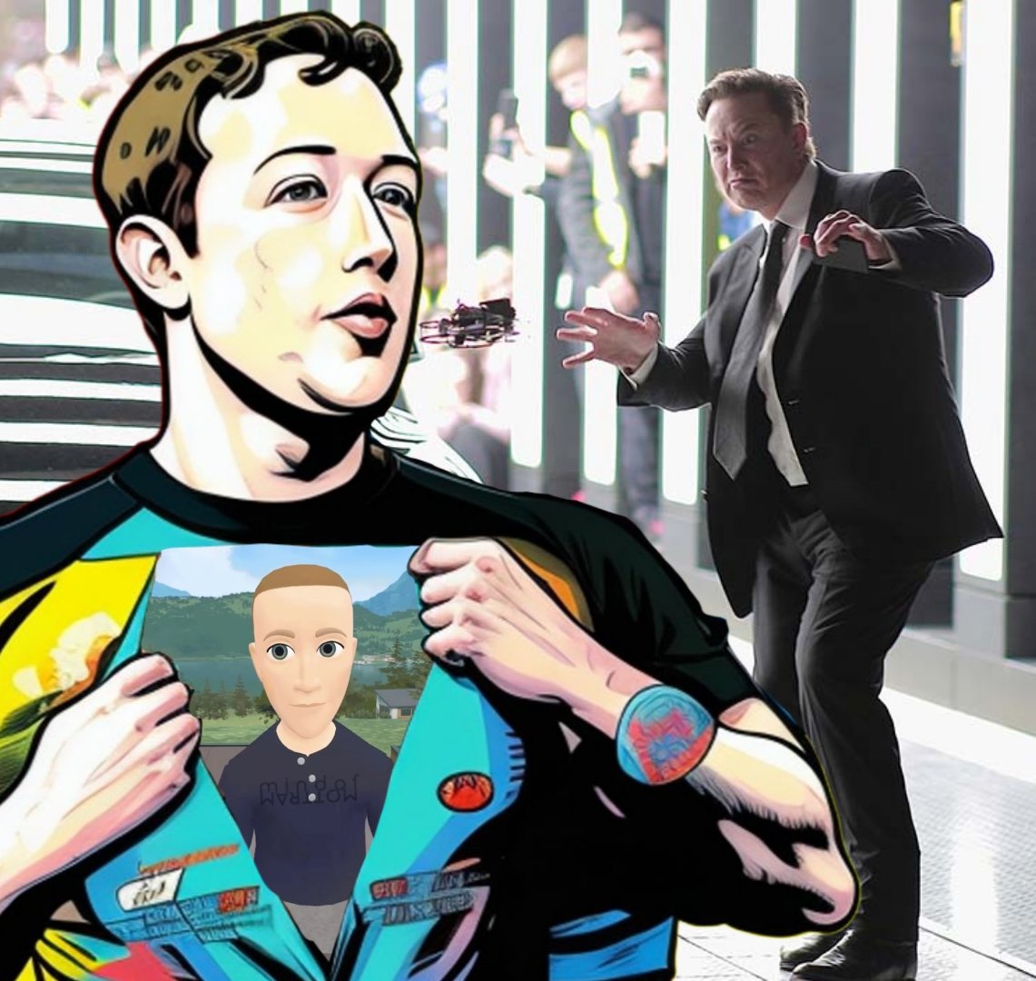 MindofMottram's tweet photo. "You wanna rumble right here in the gigglefactory, @elonmusk?"
#MarkZuckerberg #ElonMusk
#MUSKVSZUCK #gigafactory #ZuckerbergVsMusk #metaversesucks https://t.co/wtKUOVXoDf