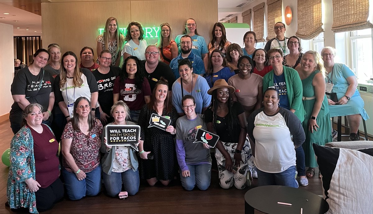💚From the bottom of our #GetMoreMath 💚, we want to thank all the amazing educators who were able to join us for our very first #CAMT23 social. You are absolutely amazing &amp; we hope you had the best time hanging out with us 💚#WillTeachMathSkillsforTacos