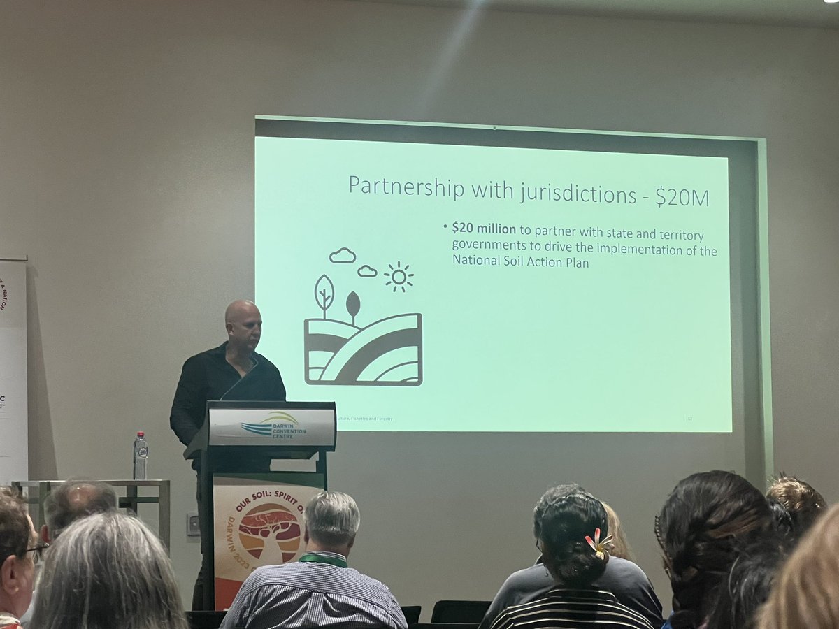 Emily Leyden (@em_ley) on Twitter photo Great few days at the <a href="/SoilScienceAust/">Soil Science Australia</a> conference! Great to reconnect with colleagues and listen to some world class science. Feeling inspired about the future of #soilscience in Australia.
Thanks also to <a href="/CostasGarden/">Costa Georgiadis</a> for coming along and sharing the enthusiasm for #SOIL! Great few days at the <a href="/SoilScienceAust/">Soil Science Australia</a> conference! Great to reconnect with colleagues and listen to some world class science. Feeling inspired about the future of #soilscience in Australia.
Thanks also to <a href="/CostasGarden/">Costa Georgiadis</a> for coming along and sharing the enthusiasm for #SOIL!