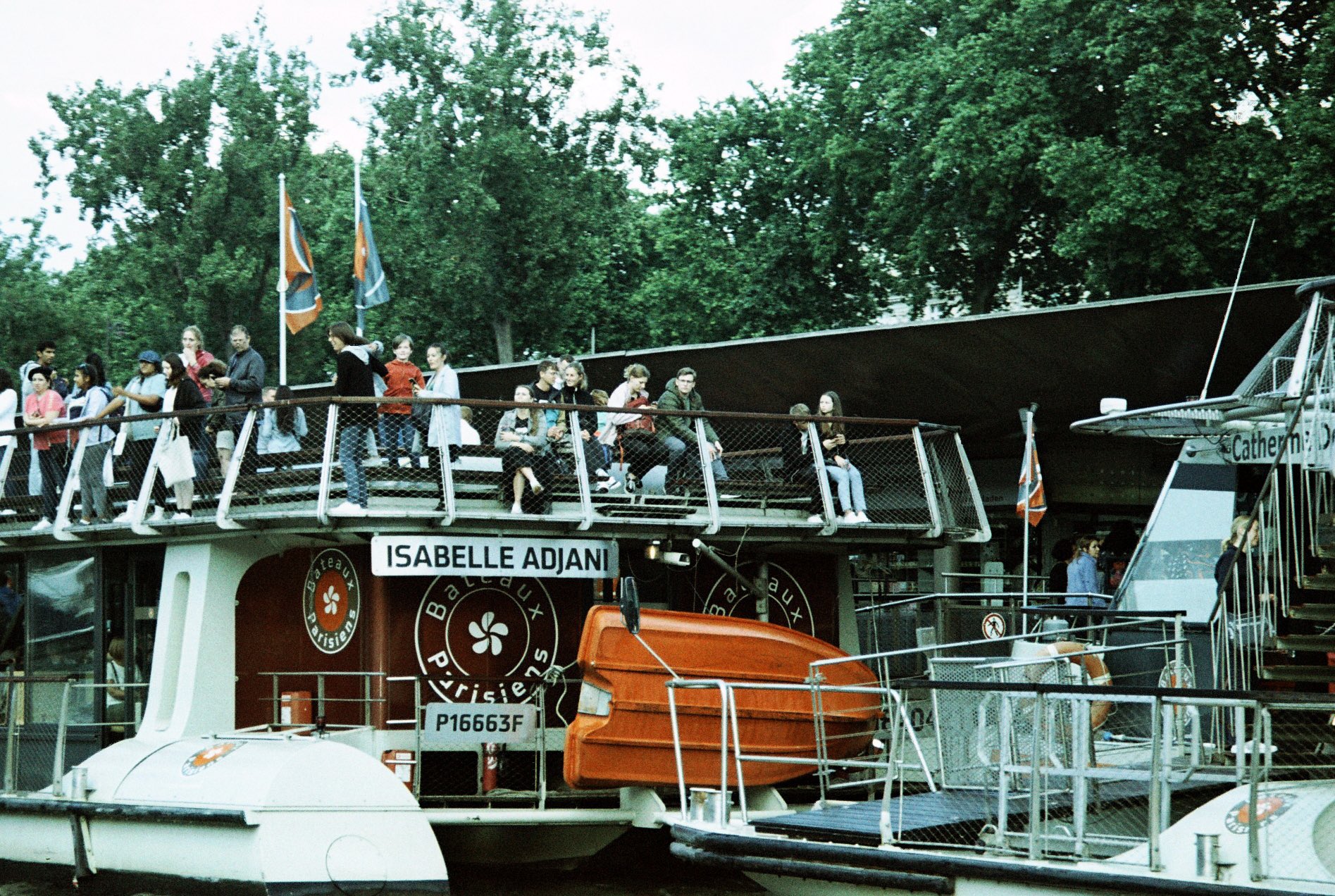 Happy birthday isabelle adjani. i will never forget this boat i saw in paris 