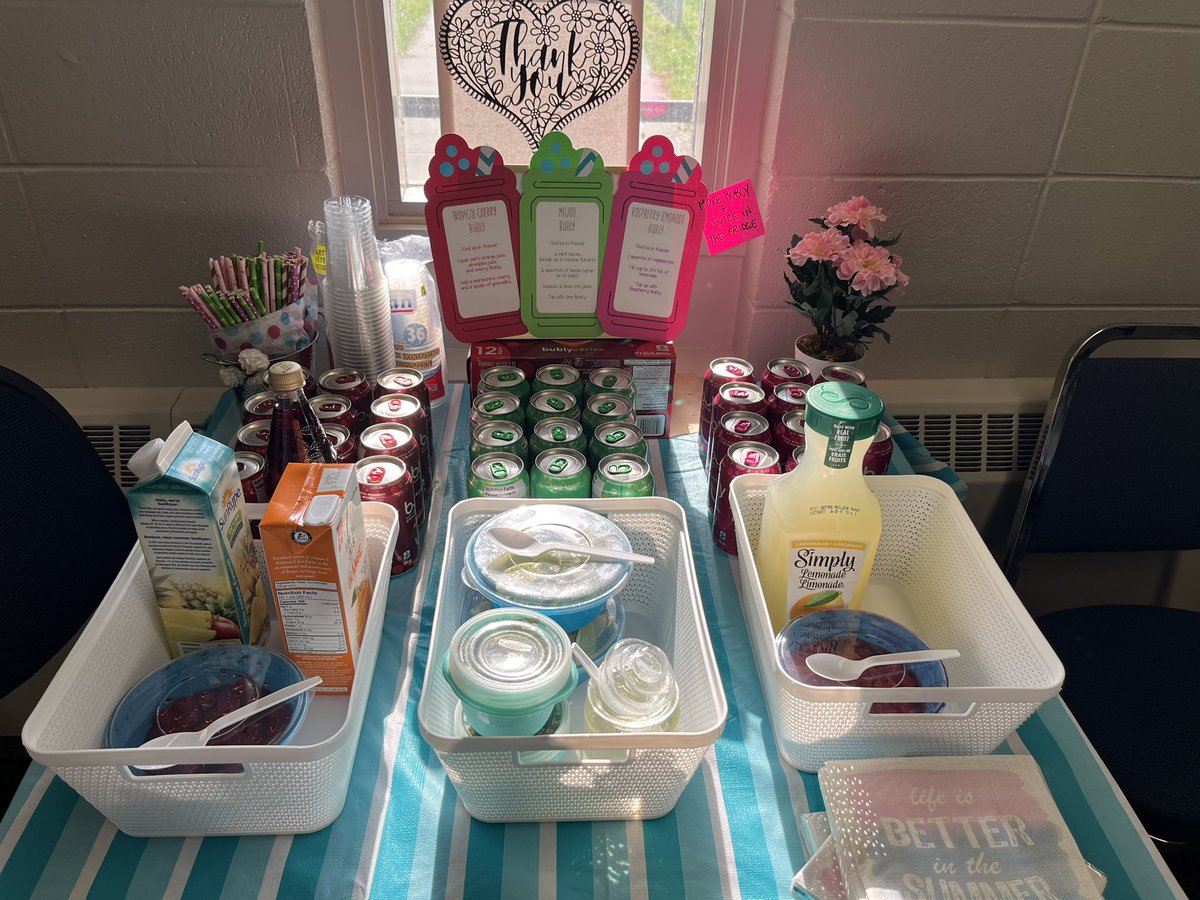 Thank you parent council for treating teachers and staff today! It was much appreciated on this HOT day! <a href="/BelParkCBE/">Bel-Park School CBE</a>