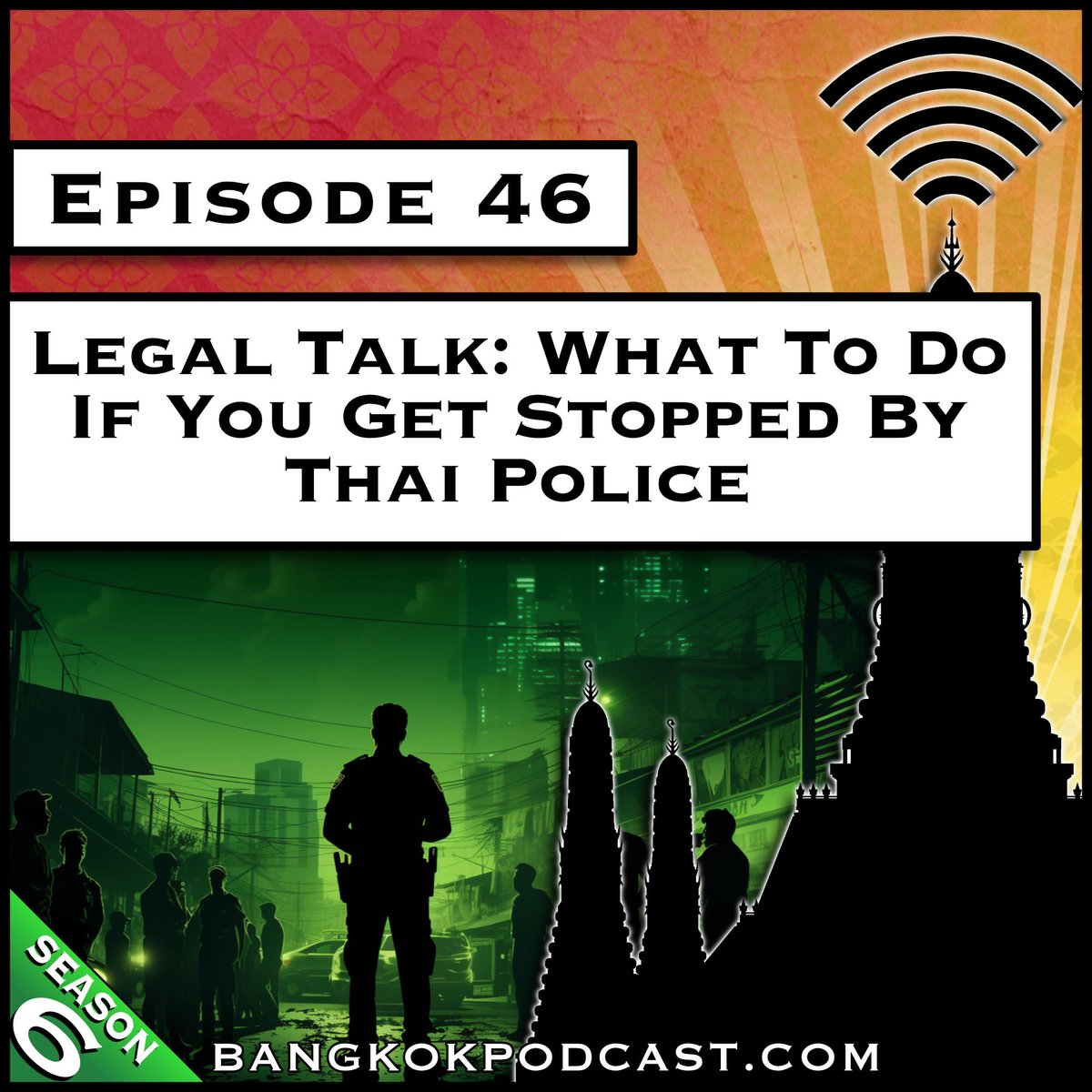 Spend enough time in Thailand and you - or someone you know - will have a story about being stopped by the police. It usually goes fine, but it’s good to know what you can and can’t do, and our lawyer friend Dave (@pegleg) sits down to school us. thaifaq.libsyn.com/legal-talk-wha…