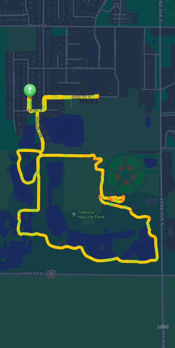I cycled outdoors for 3.58 MI with the Workout app on my #AppleWatch.