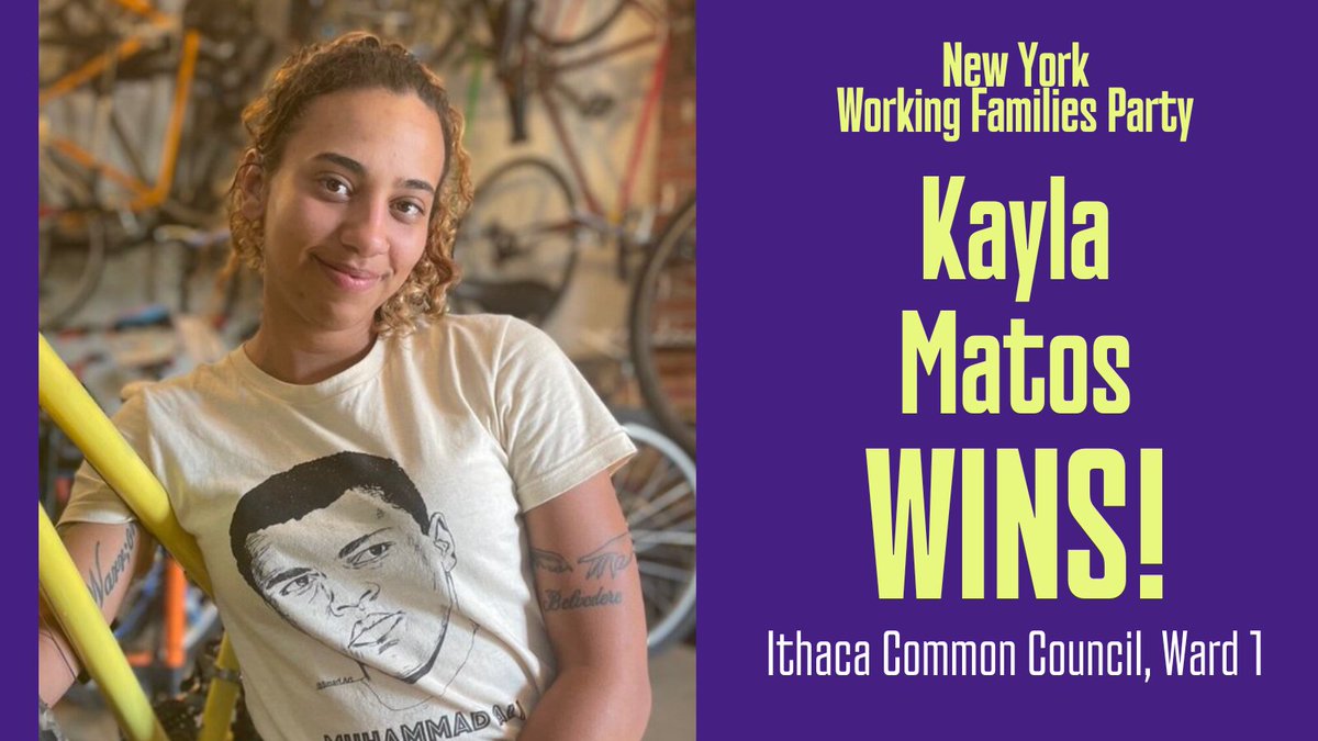 Kayla Matos has been a leader in her community as the Deputy Director of the Southside Community Center. We look forward to electing Kayla to Ithaca Common Council where she can continue her life’s work of giving back to the community that raised her.