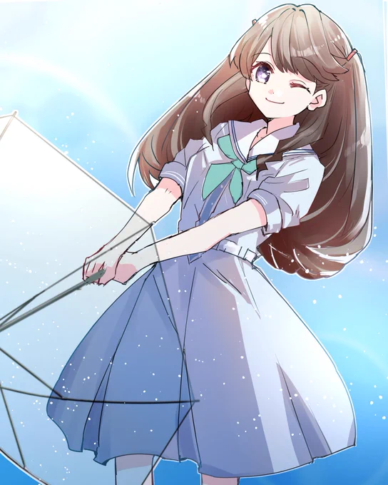 そろそろ晴れそ? #蓮ノ空美術部 (めぐ先輩の配信楽しみ)