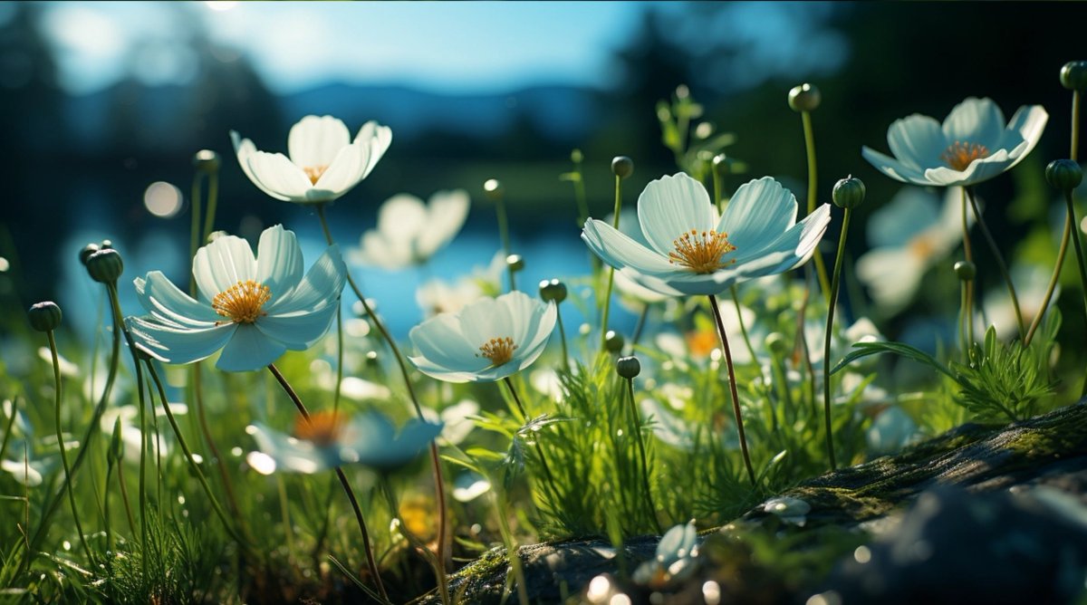 Wildflowers in the hills
#aiArt